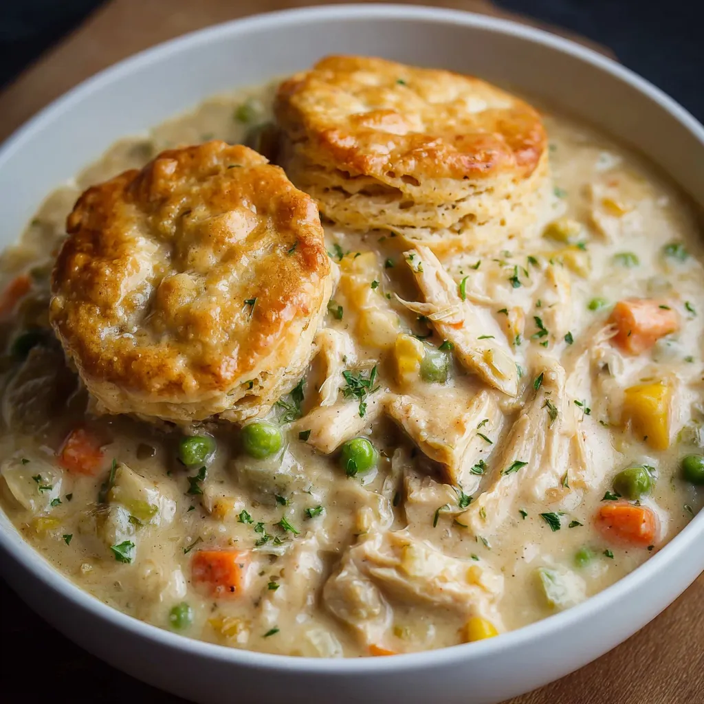 Easy and Delicious Crock Pot Chicken Pot Pie