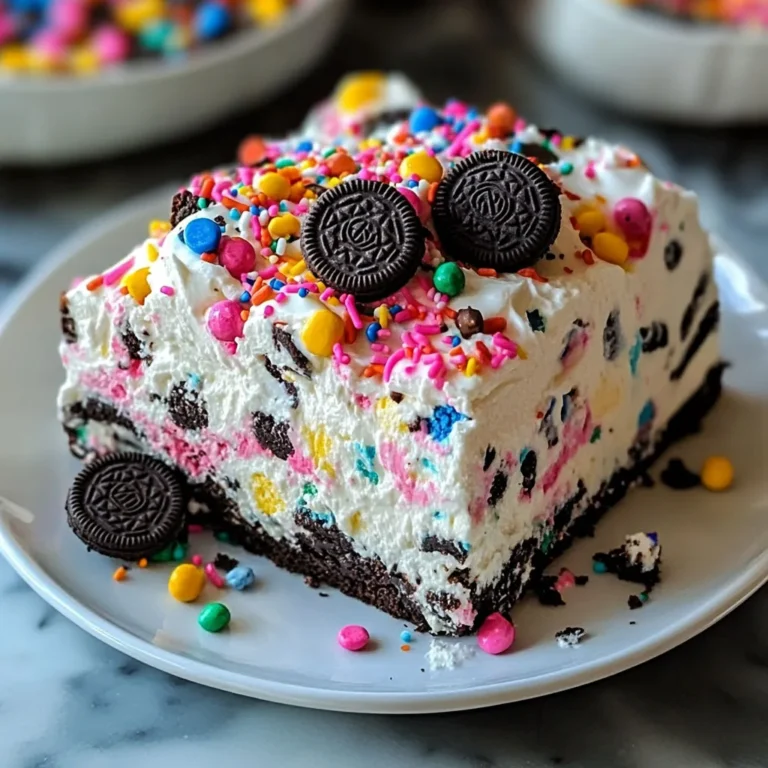 Funfetti Oreo Icebox Cake Recipe