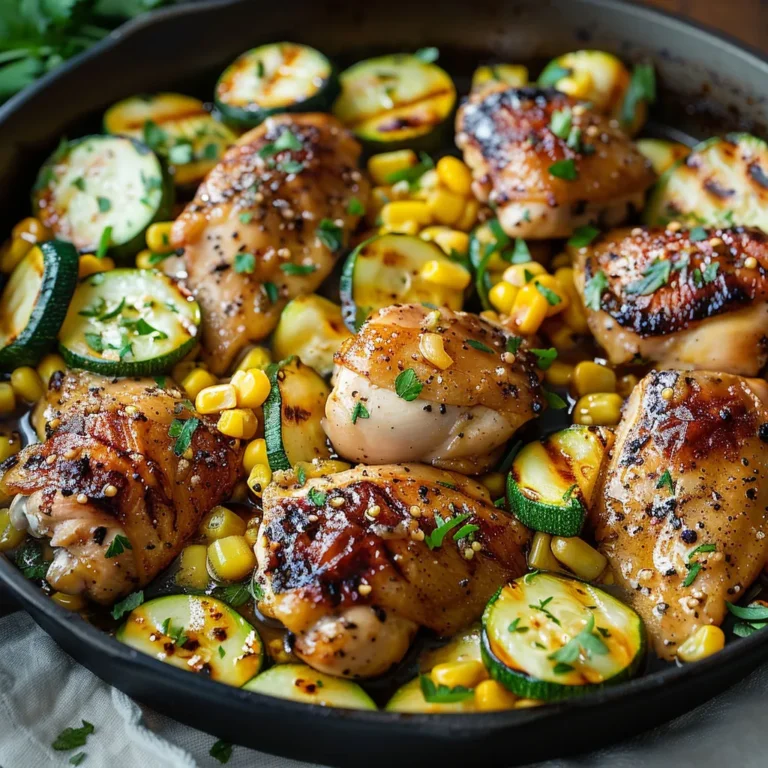 Garlic Butter Chicken Zucchini Recipe: Delicious and Flavorful Dish