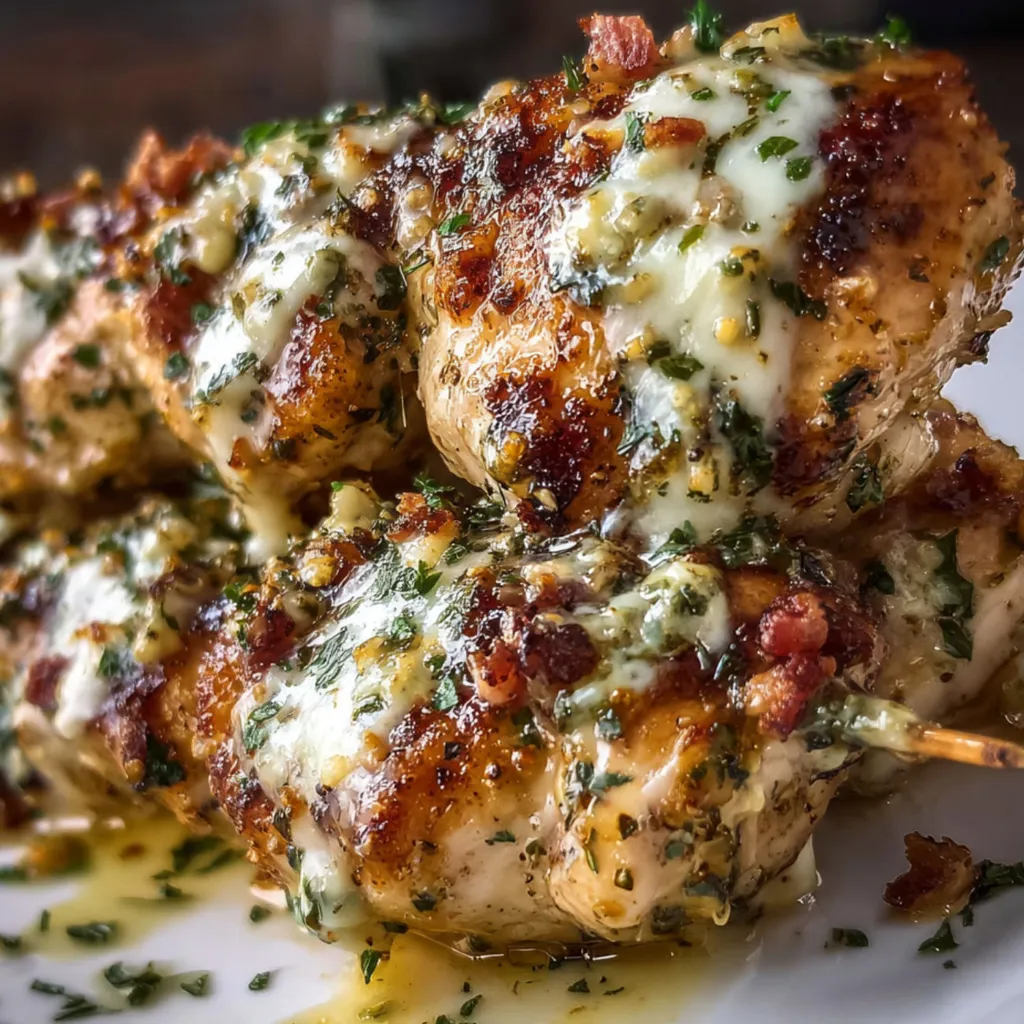 Garlic Mozzarella Chicken Skewers: Delicious and Flavorful Recipe