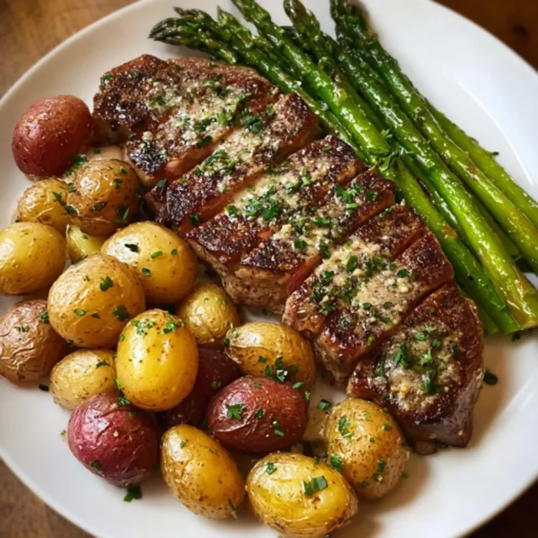 Garlic Parmesan Steak with Creamy Sauce