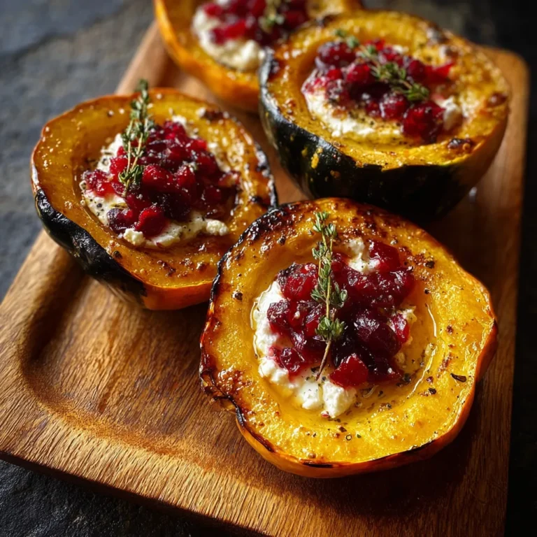 Golden Honey Glazed Acorn Squash Recipe