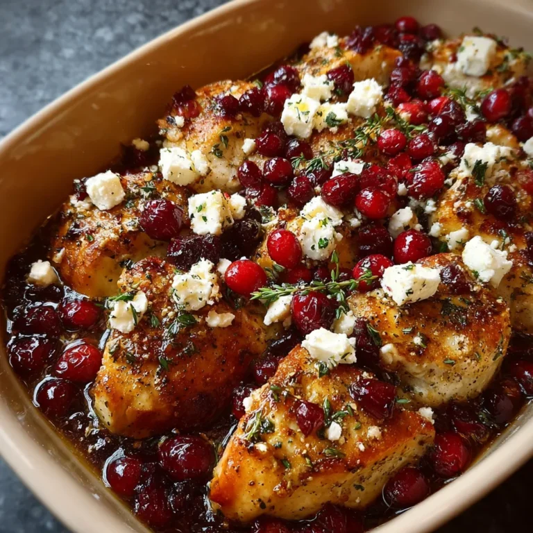 Honey Cranberry Chicken Bake Recipe: Delicious & Easy Dish