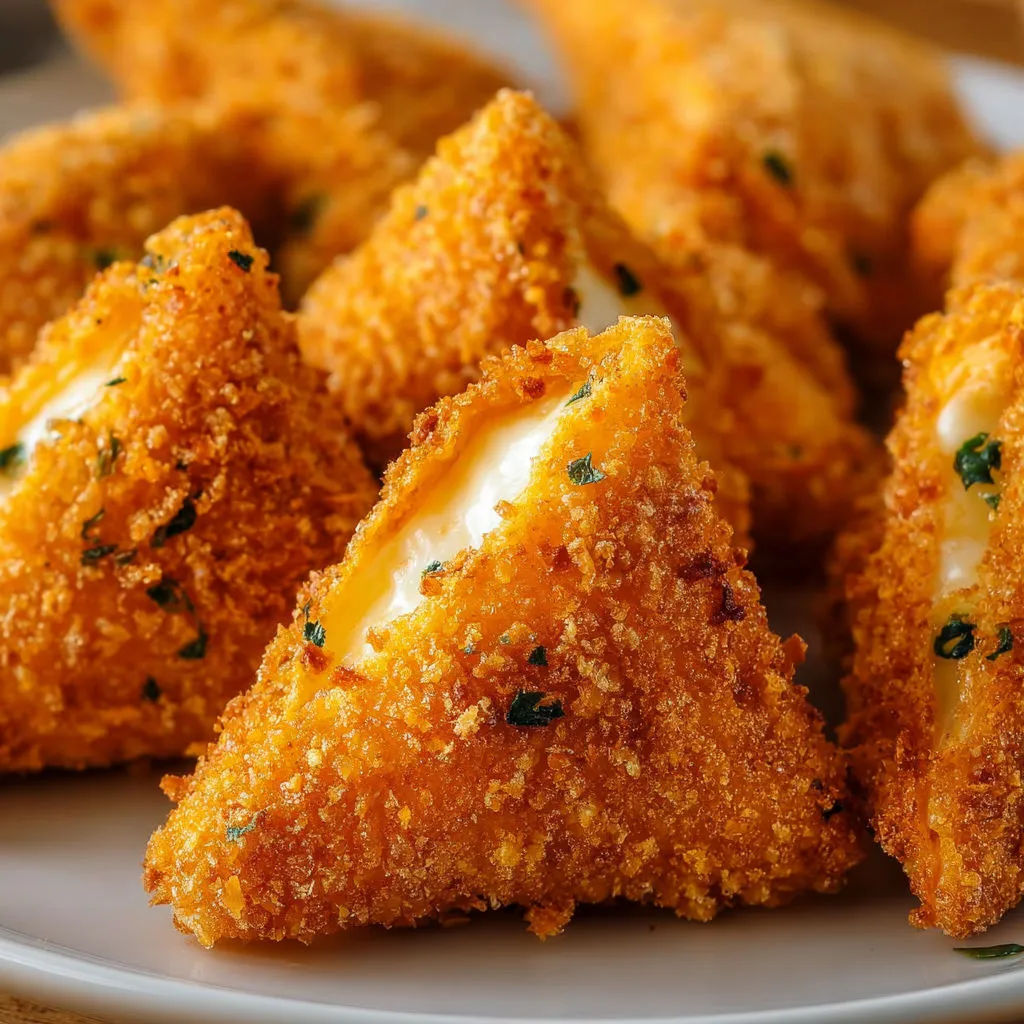 Irresistible Cheesy Doritos with Fried Cheese Filling