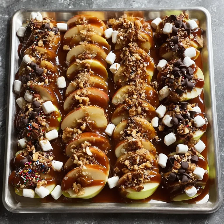 Irresistible Sheet Pan Caramel Apples Recipe