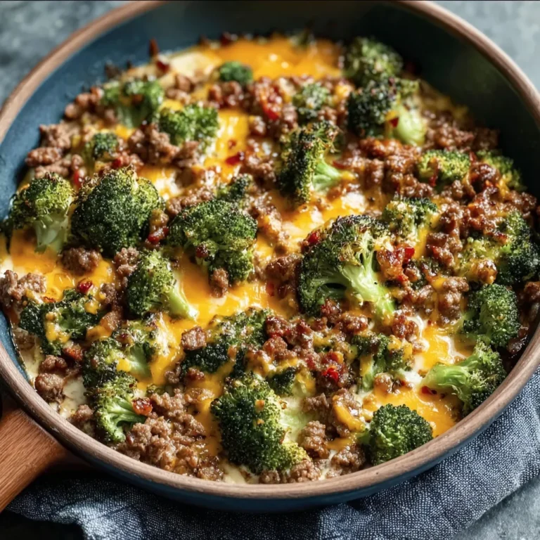 Low-carb Hamburger Broccoli Skillet: Easy Keto Dinner Recipe