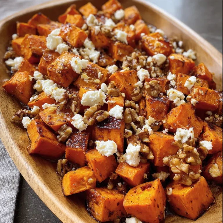 Maple Feta Caramelized Sweet Potatoes Recipe
