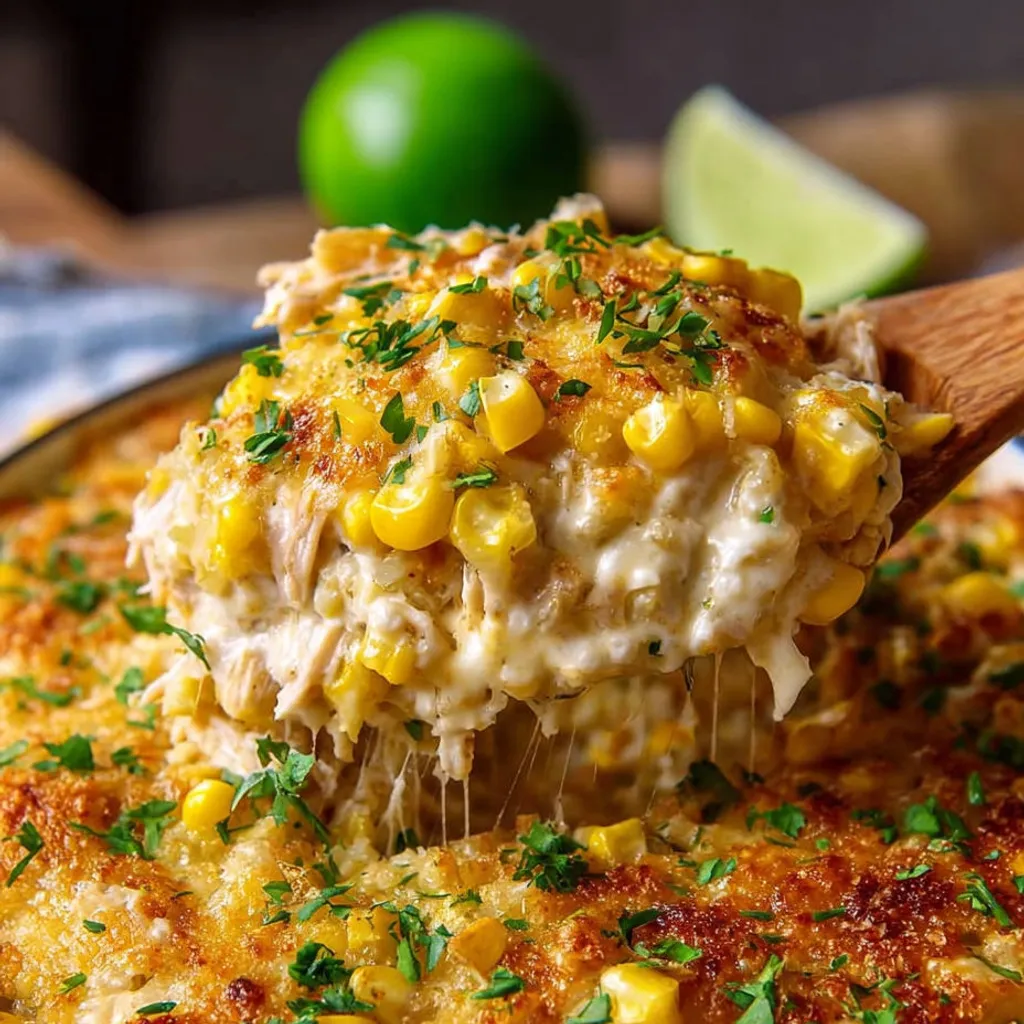Mexican Street Corn Chicken Bake