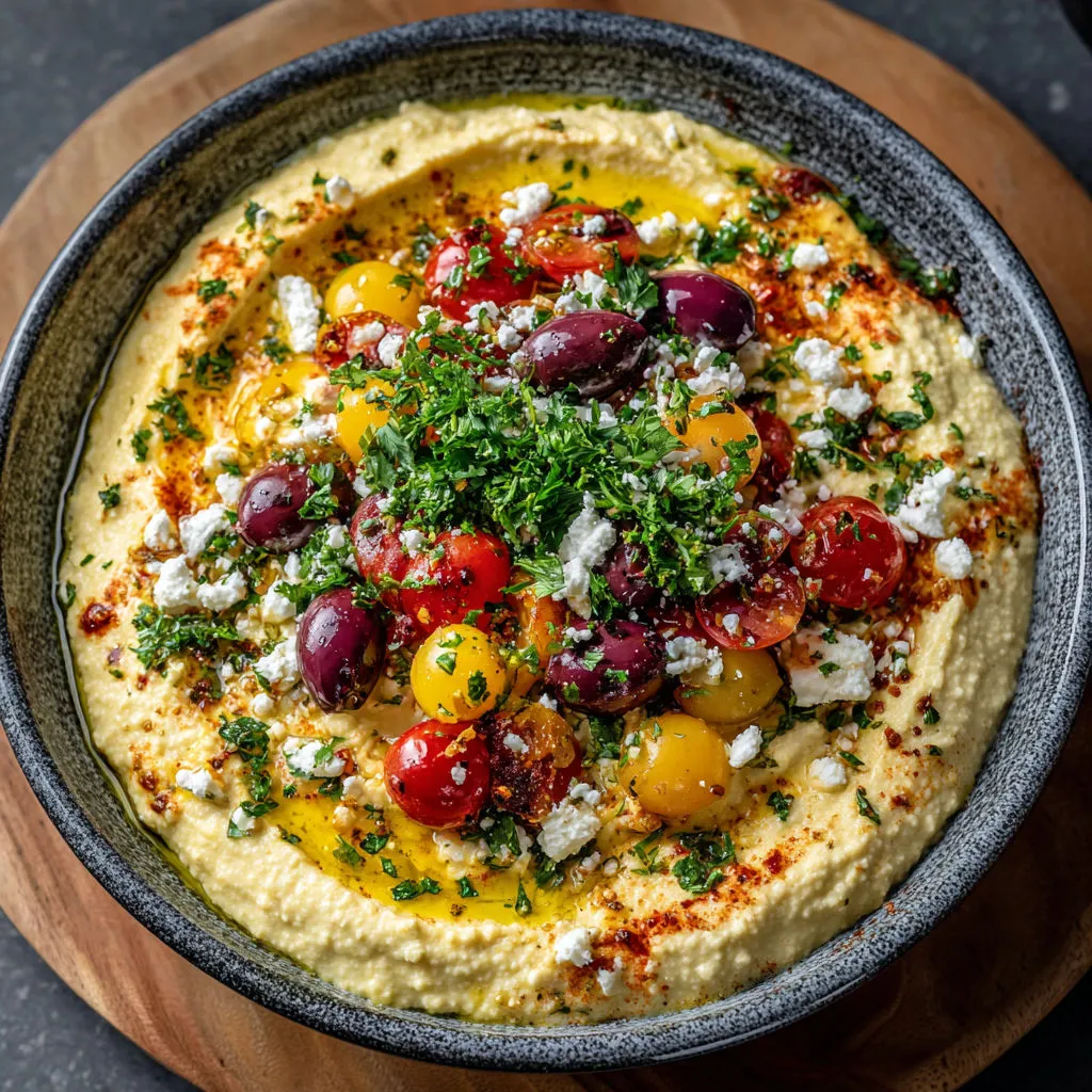 Mouthwatering Greek Hummus with Mango - Delicious Recipe