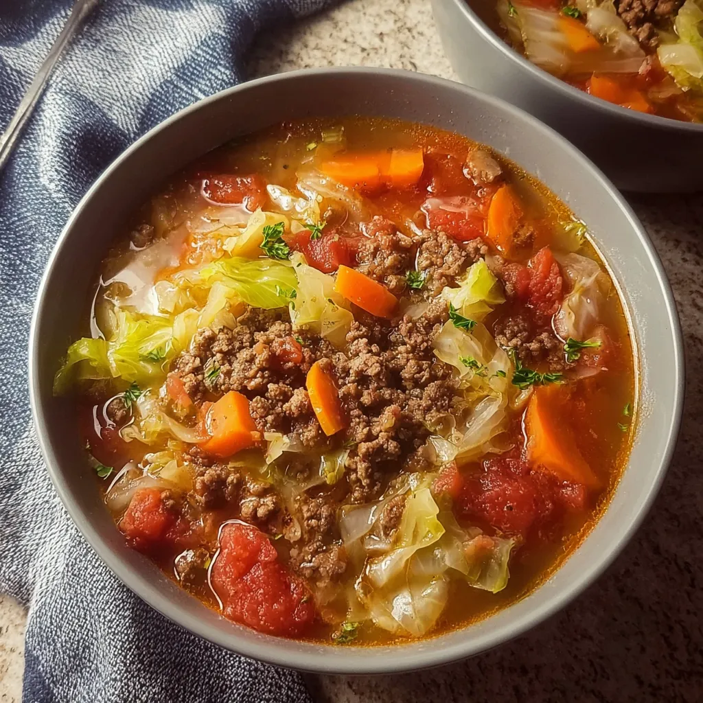 Nutritious Cabbage Beef Soup Recipe