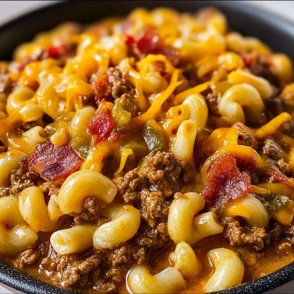 One Pot Cheeseburger Macaroni: Easy and Delicious Recipe
