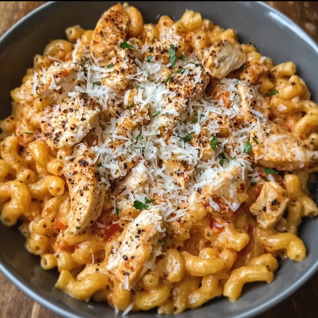 One Pot Chicken Parmesan Macaroni: Easy Weeknight Dinner