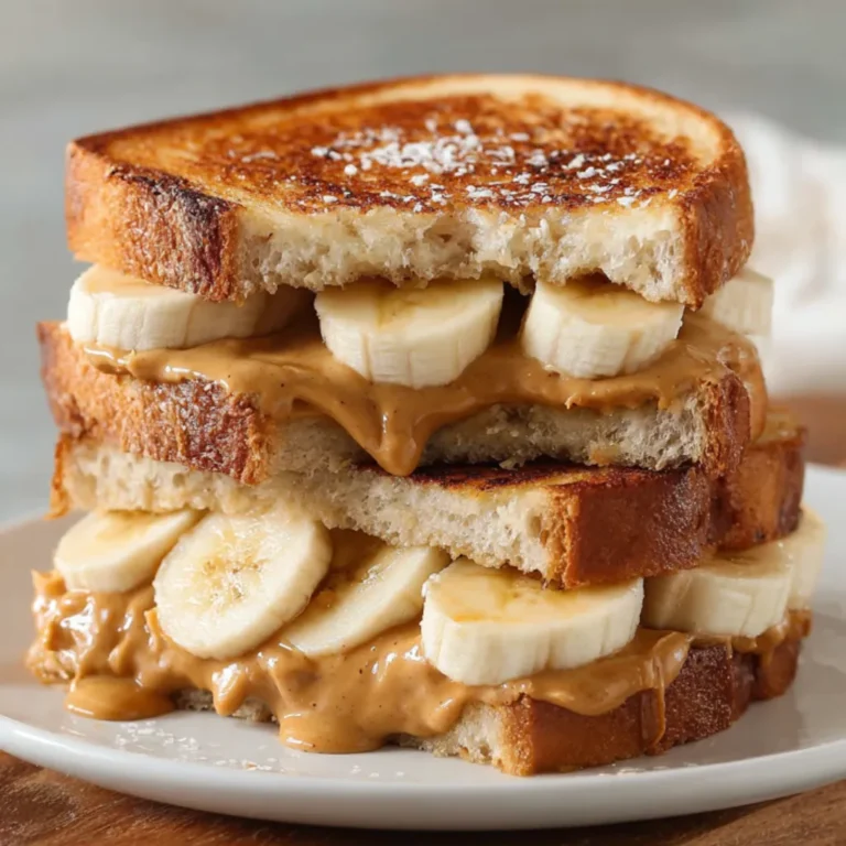 Peanut Butter Banana Grilled Dessert Recipe