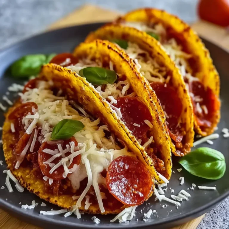 Pepperoni Pizza Tacos: A Delicious Fusion Recipe