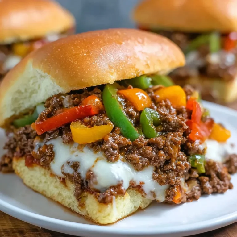 Philly Cheesesteak Sloppy Joes Recipe