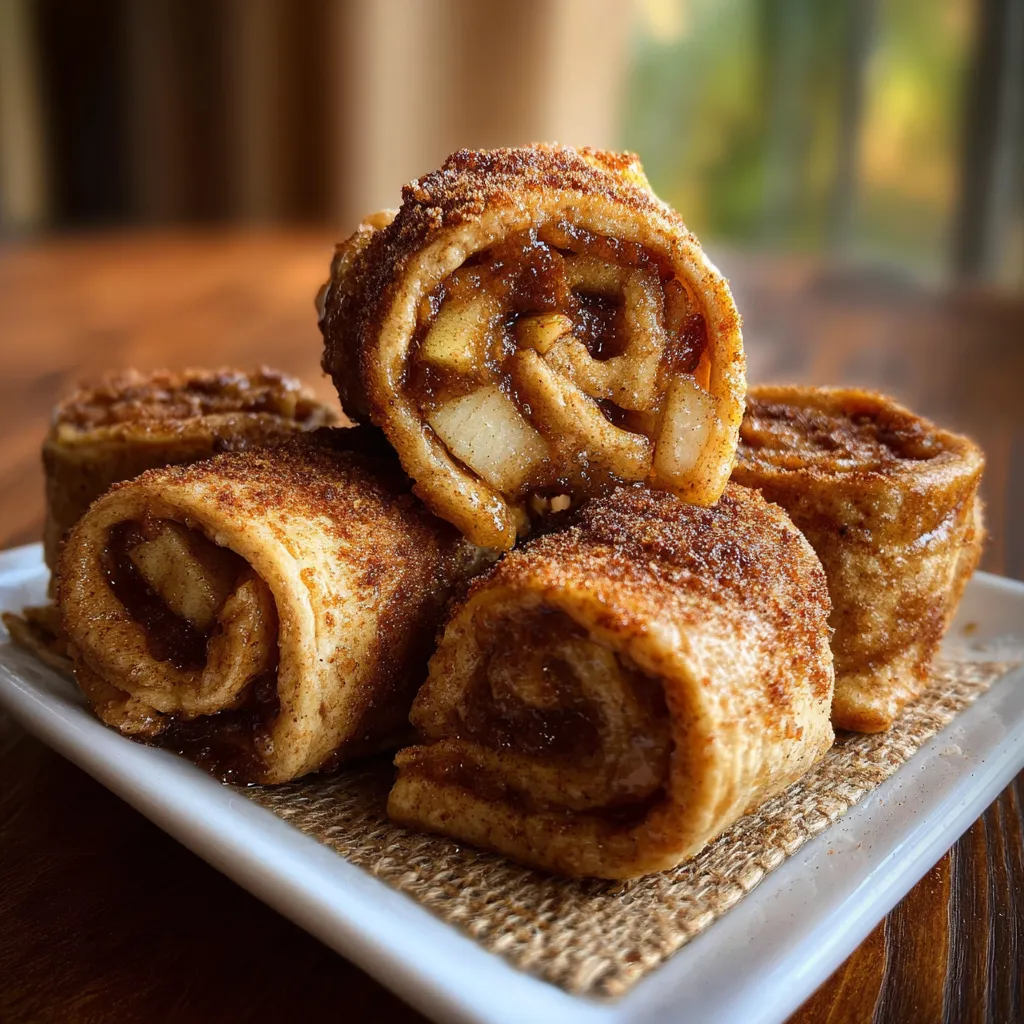 Protein-Packed Cinnamon Apple Roll-Ups
