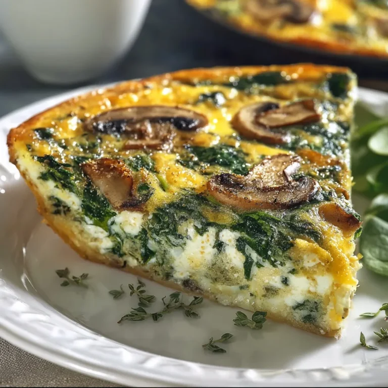 Quick Spinach Quiche Recipe