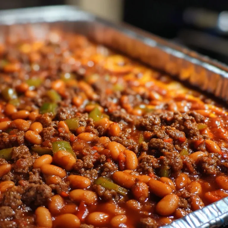 Savory Baked Beans Beef Casserole Recipe