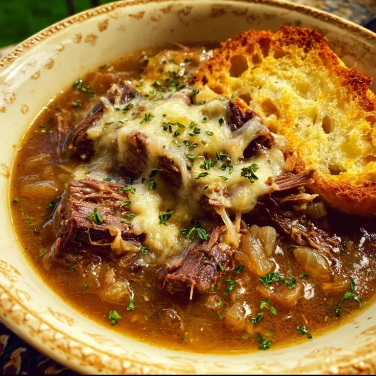 Savory French Onion Beef Short Rib Recipe