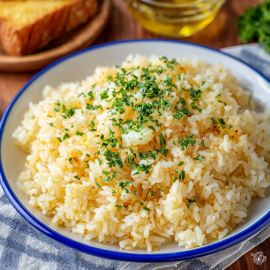Savory Garlic Butter Rice Recipe