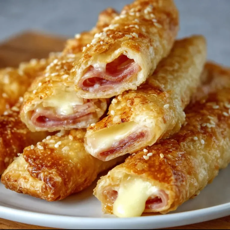 Savory Ham and Cheese Sticks Recipe