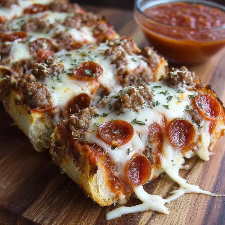 Savory Meat Lovers Pizza Bread Recipe