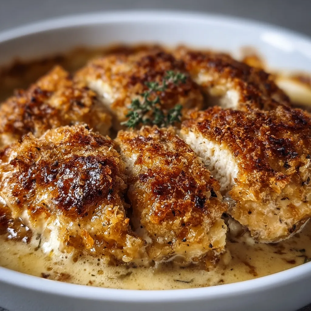 Savory Onion Soup Chicken Casserole