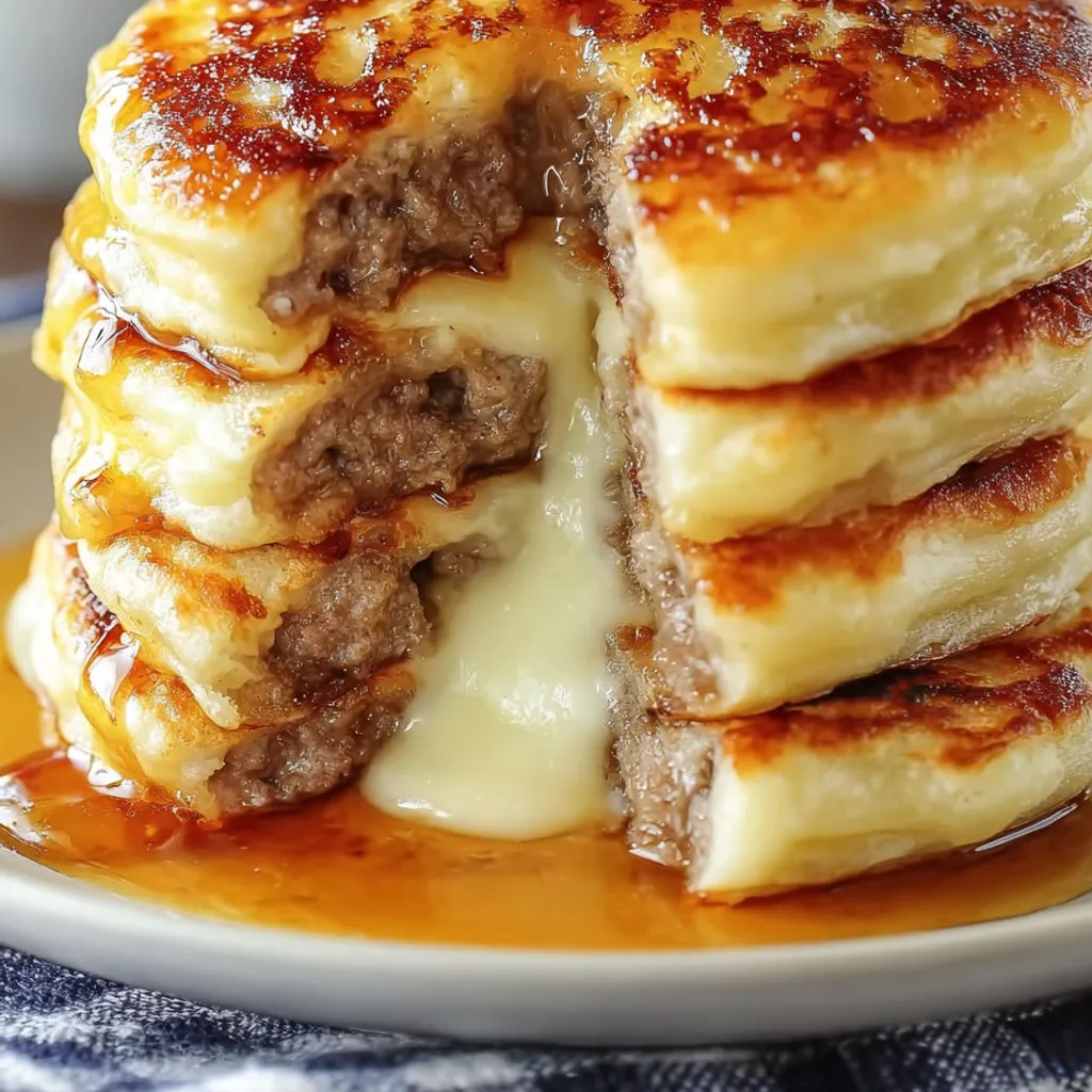 Savory Sausage-Stuffed Pancakes: A Delicious Breakfast Recipe