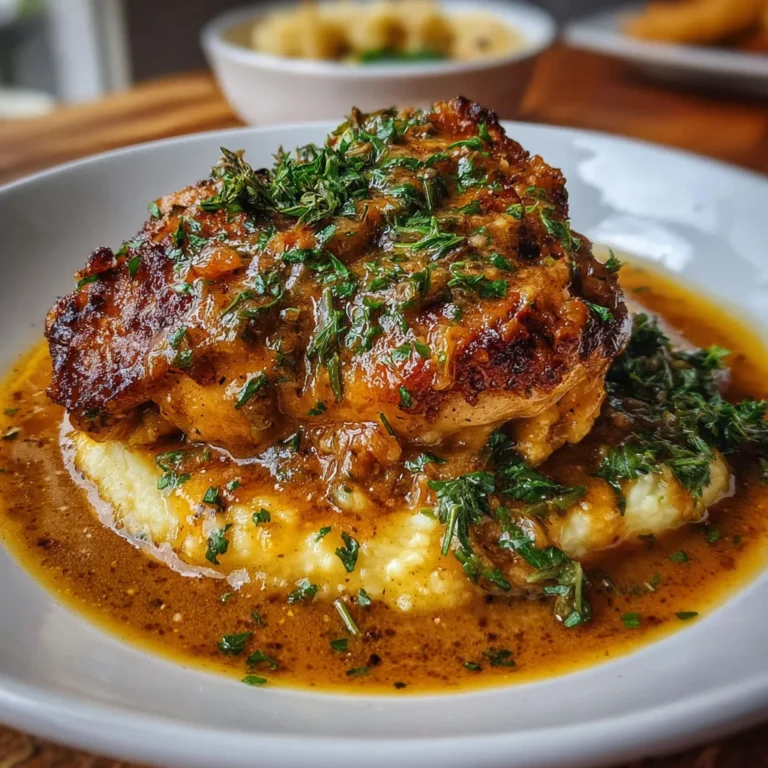 Savory Smothered Chicken Thighs with Gravy