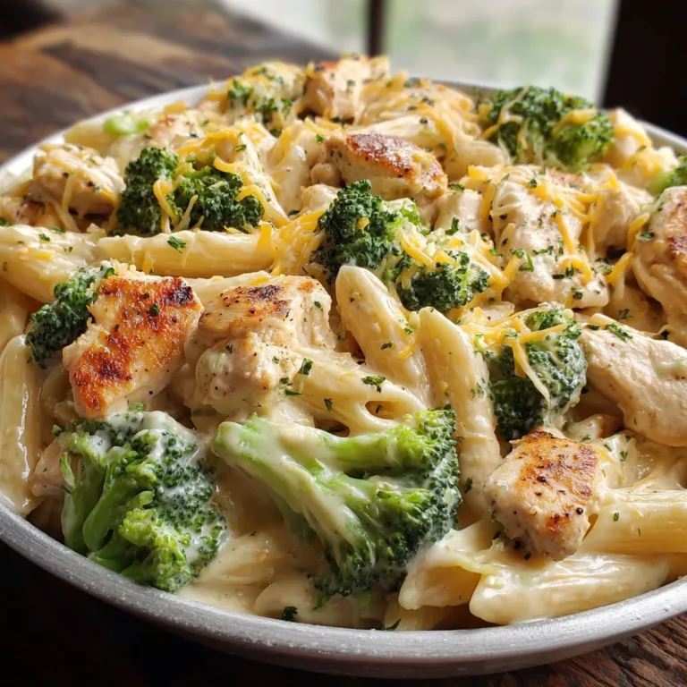 Spicy Cajun Chicken Alfredo with Broccoli