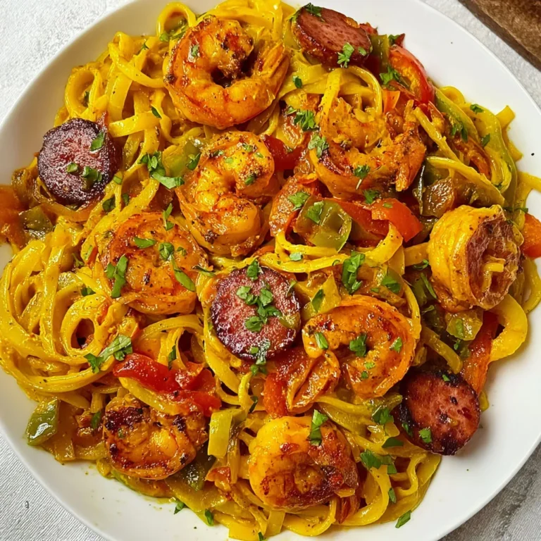 Spicy Cajun Shrimp Chicken Pasta Recipe