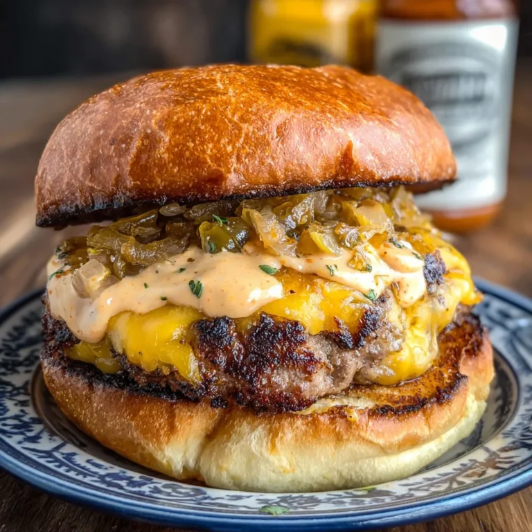 Spicy Cajun Smoked Cheeseburgers