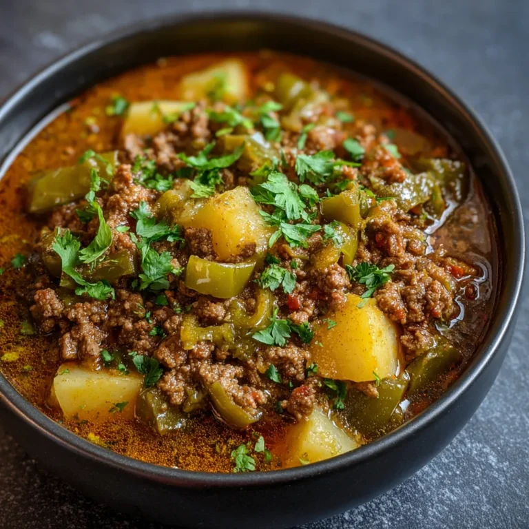 Spicy Green Chile Picadillo Beef Recipe