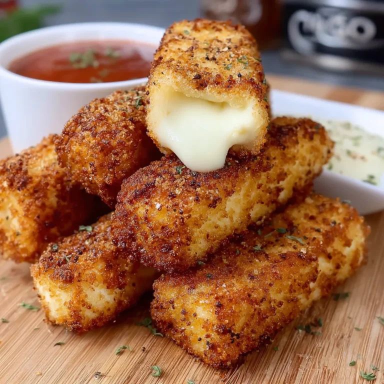 Spicy Nashville Hot Mozzarella Sticks Recipe
