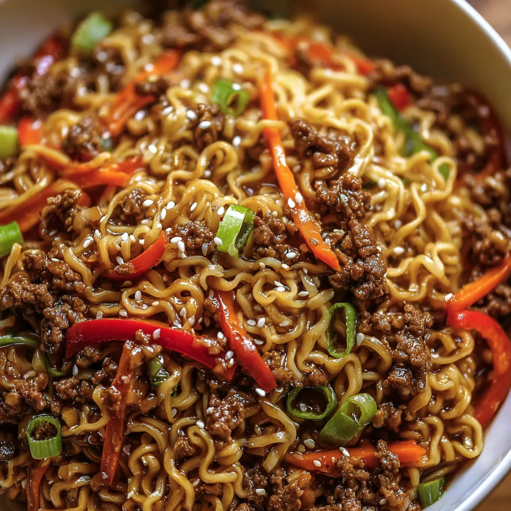 Tender Slow Cooker Beef Ramen Recipe