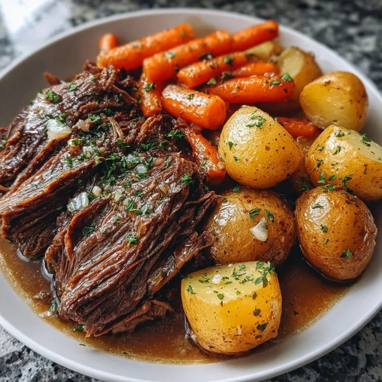 Tender Slow Cooker Pot Roast Recipe