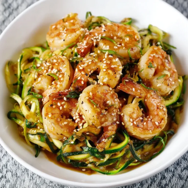 Teriyaki Shrimp Zucchini Stir Fry Recipe