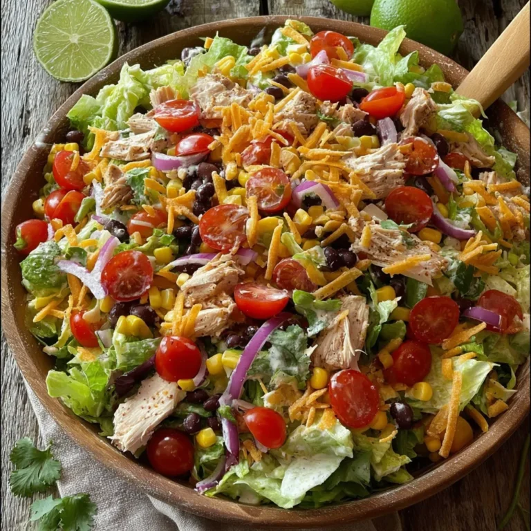 Tex Mex Taco Chicken Salad Recipe