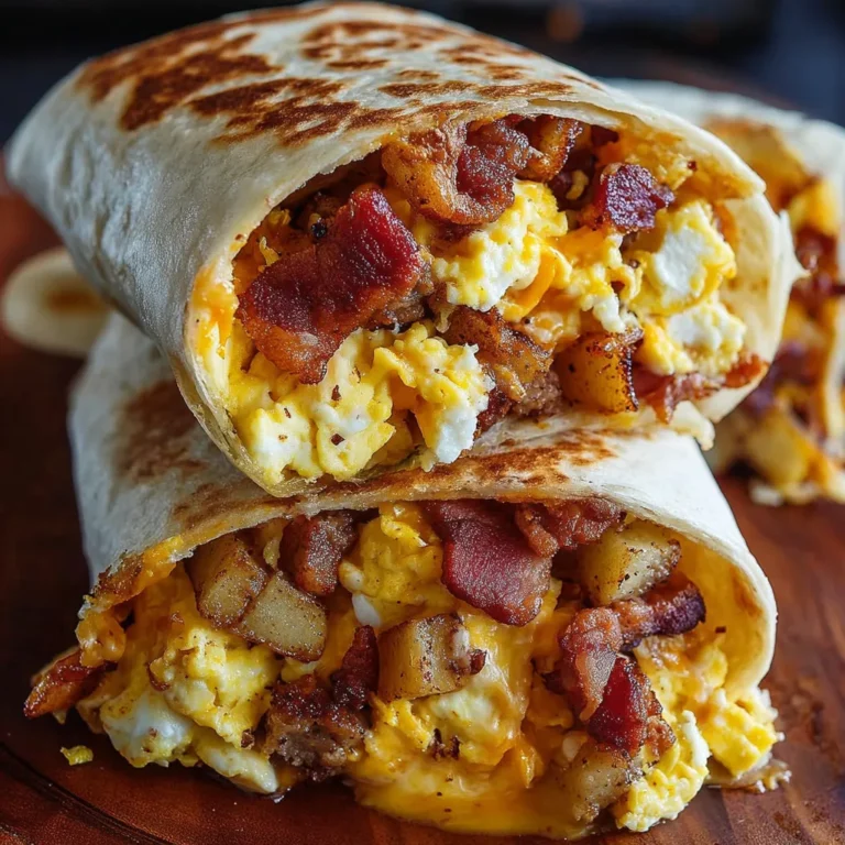 Ultimate Bacon Egg Cheese Breakfast Burrito Recipe