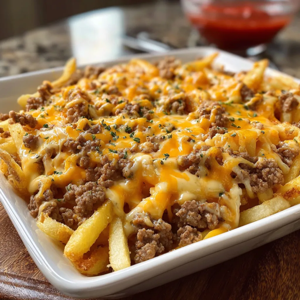 Ultimate Cheeseburger French Fry Casserole Recipe