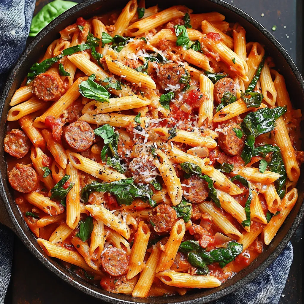 Ultimate Cheesy Sausage Pasta Bake Recipe