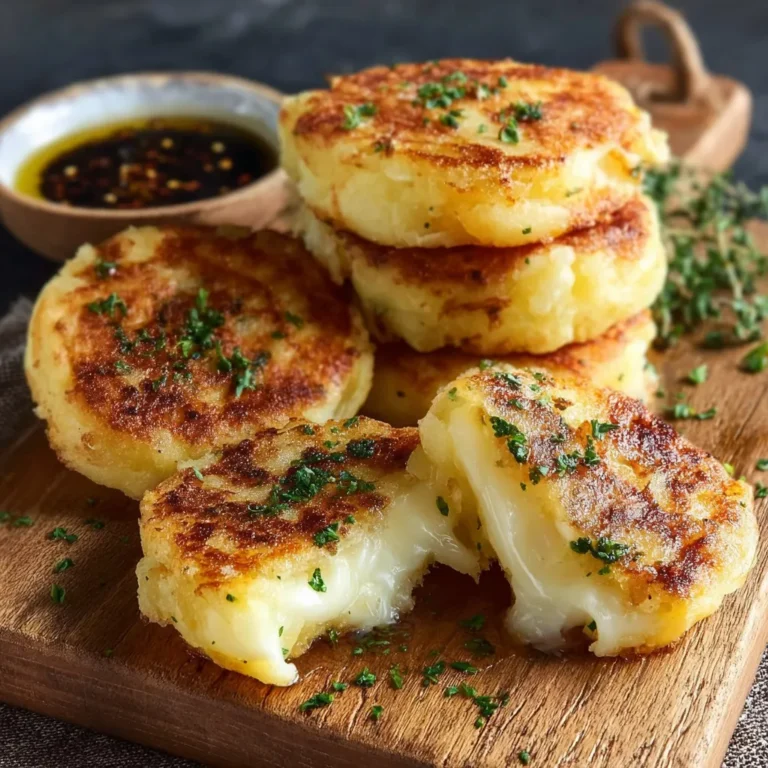Ultimate Cheesy Stuffed Potato Cakes Recipe