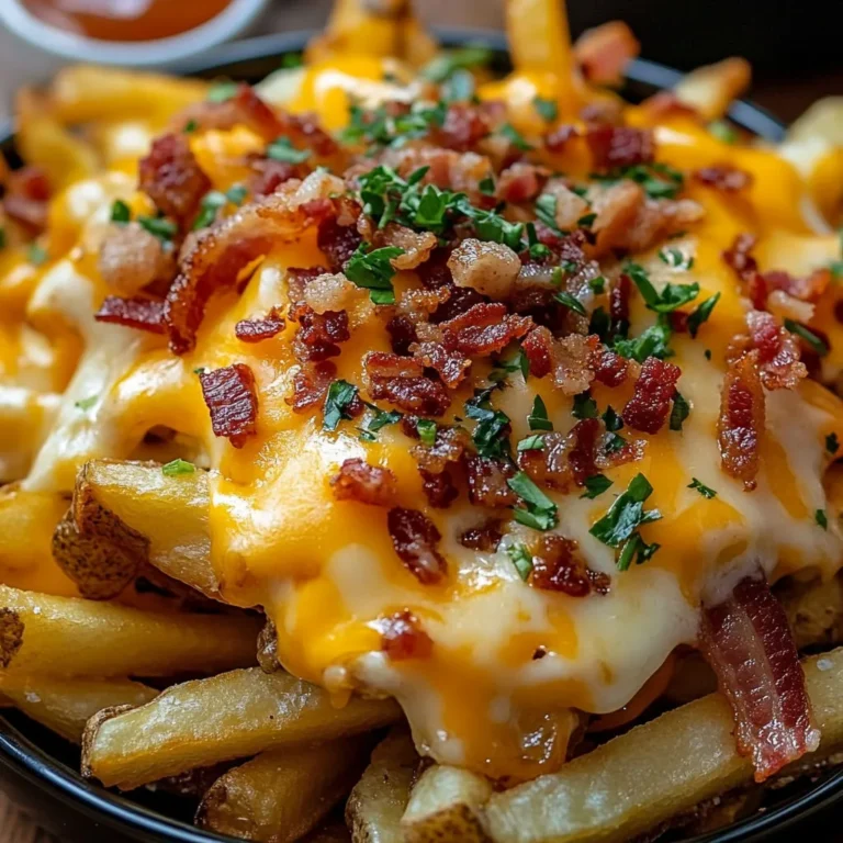 Ultimate Loaded Bacon Cheese Fries Recipe