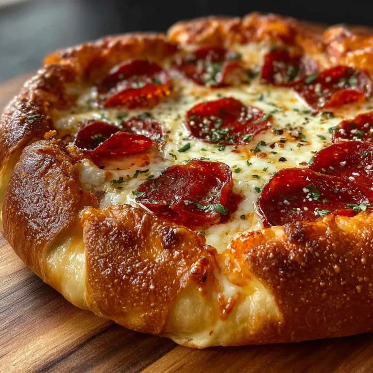 Ultimate Stuffed Crust Pizza Recipe