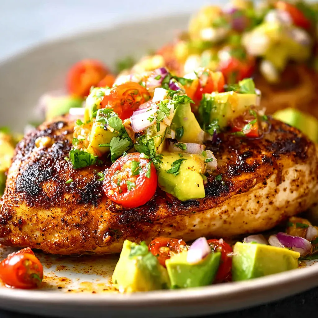 Zesty Fiesta Lime Chicken Avocado Bowl