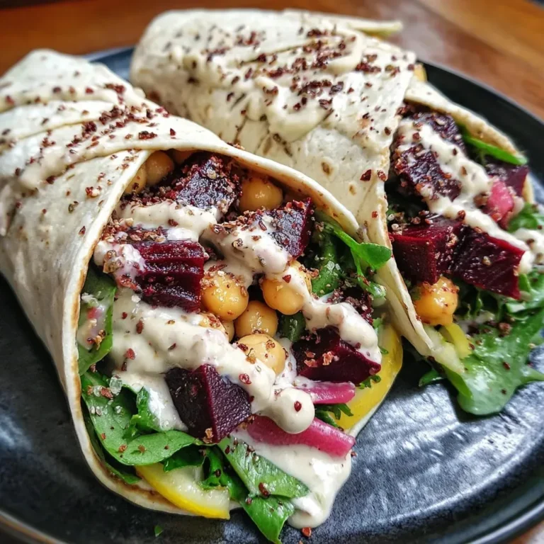 Beet Chickpea Wraps: Delicious Roasted Vegan Recipe
