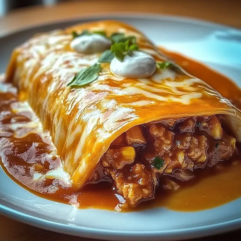Cheesy Beef Enchirito: Easy and Delicious Recipe