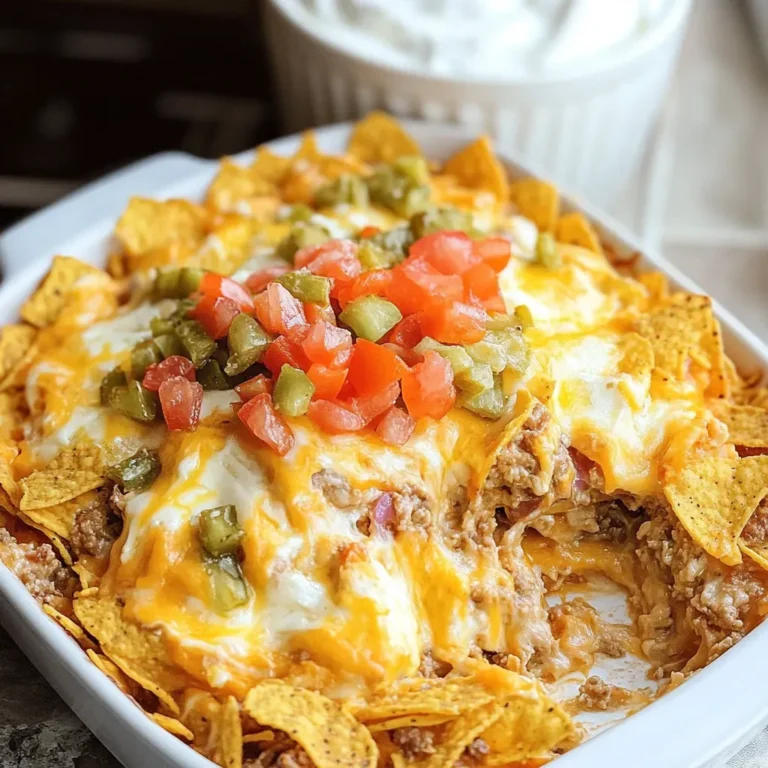 Cheesy Dorito Beef Casserole Recipe