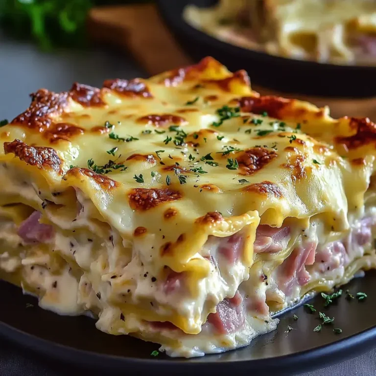 Cheesy Ham Lasagna: Easy and Delicious Recipe