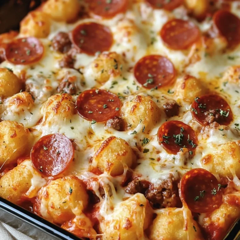 Cheesy Meat Lover's Tater Tot Casserole